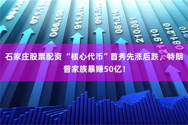 石家庄股票配资 “核心代币”首秀先涨后跌，特朗普家族暴赚50亿！